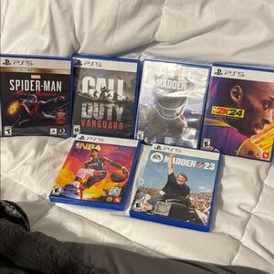 PS5 Game Collection - Assorted Titles
